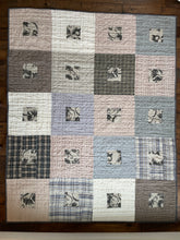 Quilt Lux linen ink block
